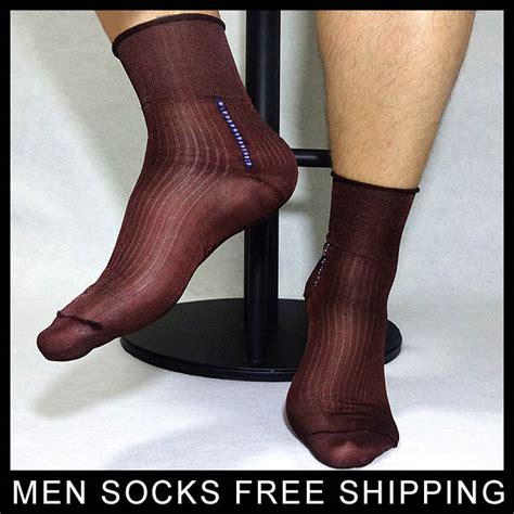 2018 Men Silk Socks Classic Style Sheer Softy Nylon Mens Socks Sexy