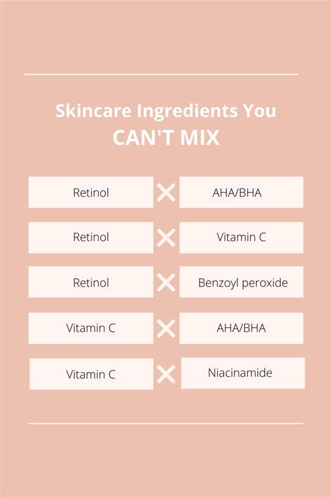 Skincare Ingredients You Cant Mix Uncover The Glow