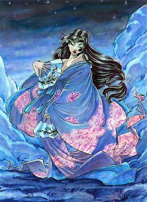 Japanese Goddess Japanese Mythology Japanese Folklore Character Concept Character Art