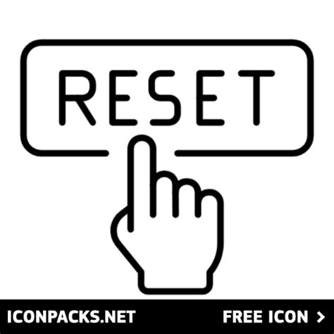 Free Reset Button Svg Png Icon Symbol Download Image