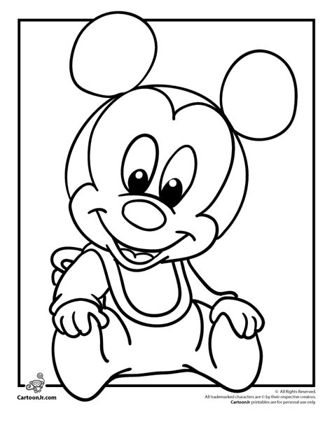 Gambar Mewarnai Minnie Mouse