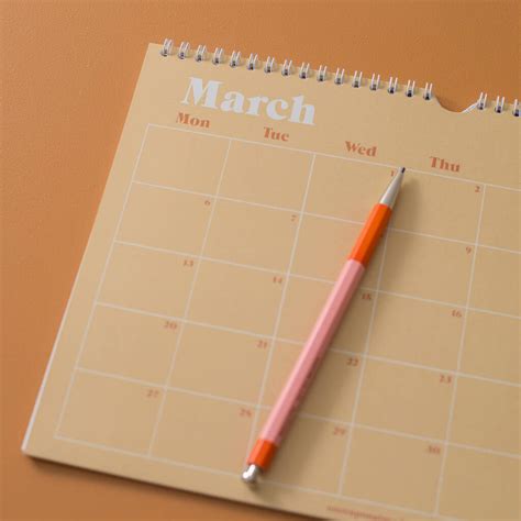 2023 Pastels Minimalist Calendar A4 Calendar By Once Upon A Tuesday