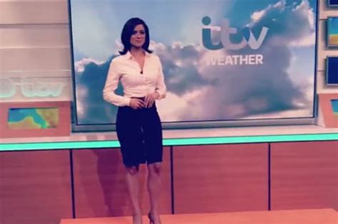 Good Morning Britain Lucy Verasamy Teases Cleavage For Itv Weather