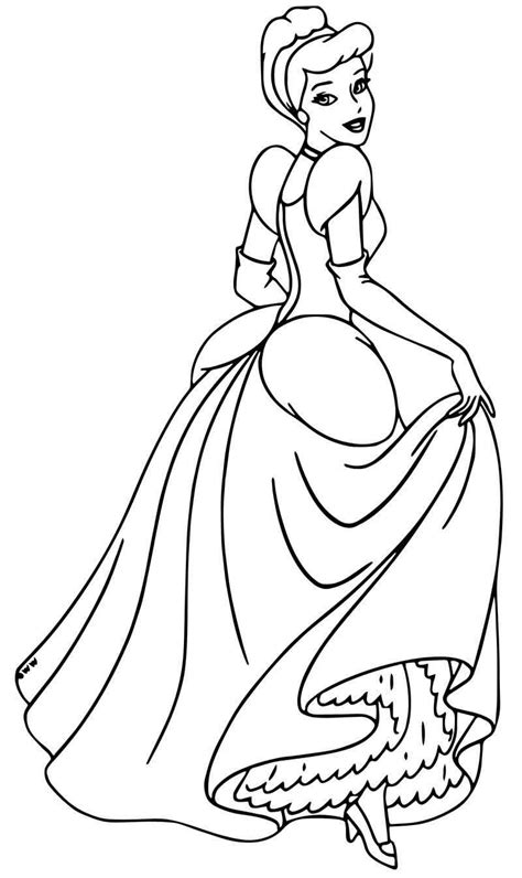 Cinderella Coloring Pages 079 | Cinderella coloring pages, Coloring