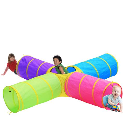 Hide N Side Kids Play Tunnels Indoor Outdoor Crawl Through Tunnel For