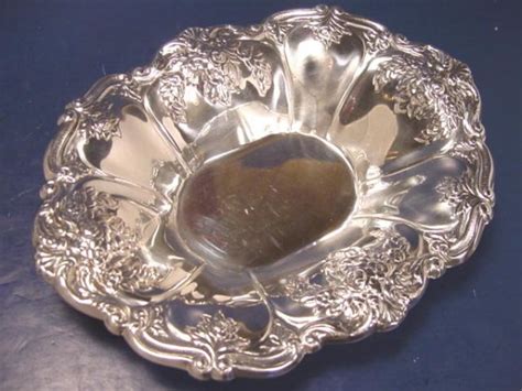 One St Regis By Wallace Silverplate Bon Bon Candy Bowl 9720 Silver Hollowware 8 Inch Oval Dish