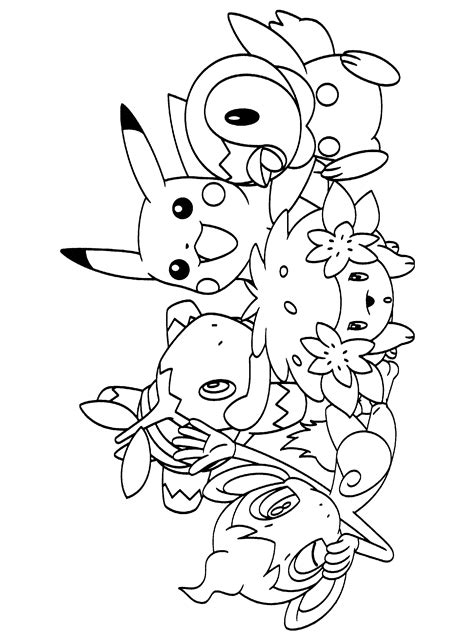 Coloring Page Pokemon Coloring Pages 54