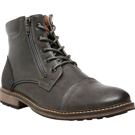 Steve Maddens Mens M Trader Cap Toe Lace Up Boot With Inside And