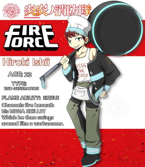Fire Force Oc Hiroki Ishii By Kktwojingle On Deviantart