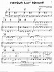 Houston - I'm Your Baby Tonight sheet music for voice, piano or guitar