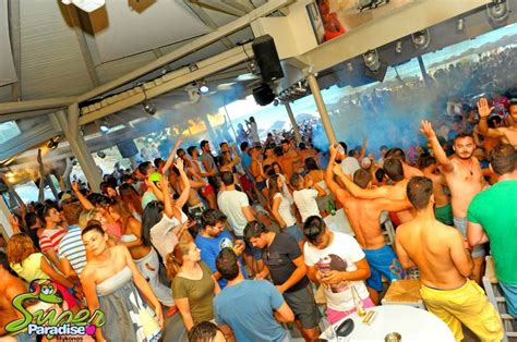Top Beach Bars In Mykonos Mykonos Party Guide
