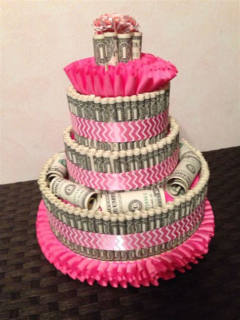 Money Birthday Cake Use 200 100 Bills It Helps A Lot In Rolling If