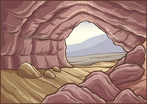 Cave Background Background Cave Drawings Cartoon Background