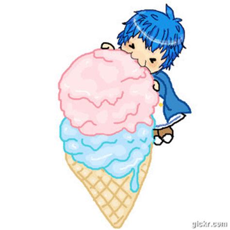 Vocaloidchibi Kaito Eating Icecream By Hannahmeyers On Deviantart
