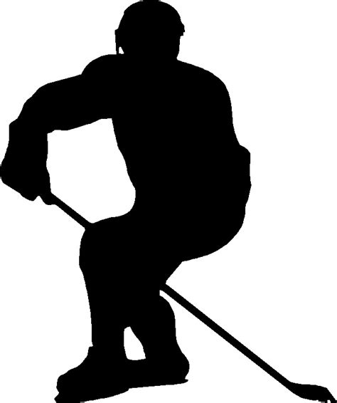 Hockey Player Silhouette