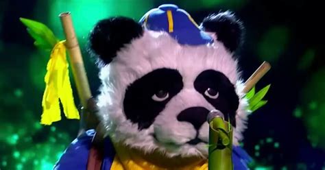 Masked Singers Panda Rumbled As Famous Singer After Off Centre