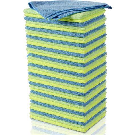 zwipes 12 in x 16 in multi colored microfiber cleaning cloths 36 pack 737 the home depot