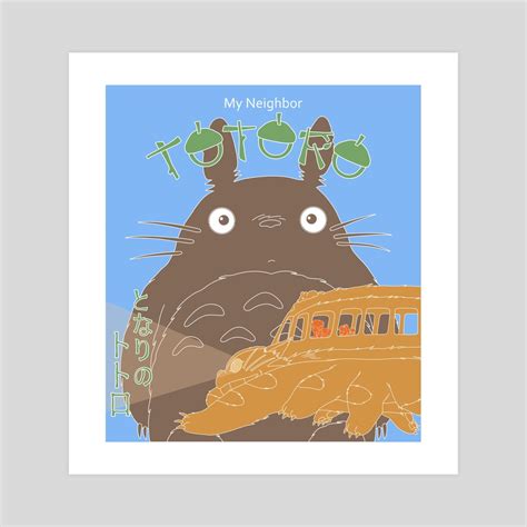 My Neighbor Totoro An Art Print By Nicholas Arthur Inprnt