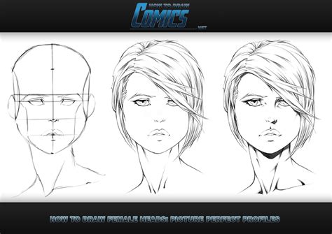 How To Draw Female Heads Picture Perfect Portraits By Claytonbarton On
