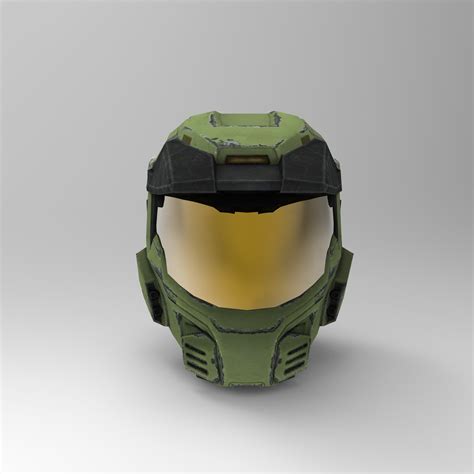 Visual Arts EVA Halo Reach Spartan Helmet Wearable Template For Paper