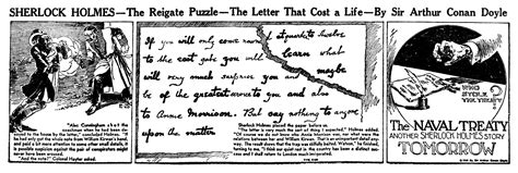 Filethe Boston Globe 1930 12 04 The Reigate Puzzle P31 Illu The Arthur Conan Doyle
