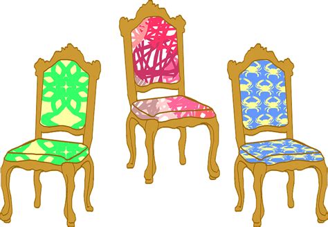 Three Decorative Chairs Clipart Free Download Transparent Png Creazilla
