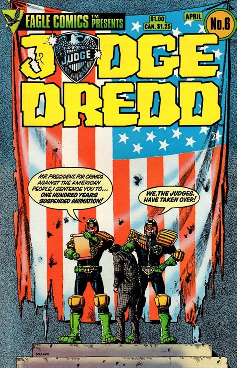 Judge Dredd 6 A Apr 1984 Comic Book By Eagle Comics