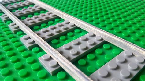 How To Build A Lego Train Track For A Lego City Youtube