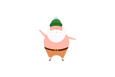 Merry Christmas With Santa Character Graphic By Wawa Studio · Creative