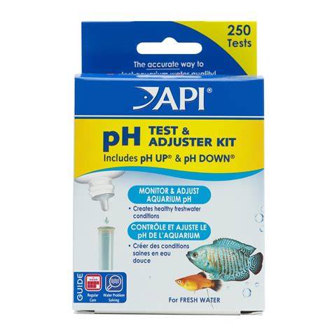 Aquarium Ph Test And Adjuster Kit Fish Api Freshwater 250 Test Ebay