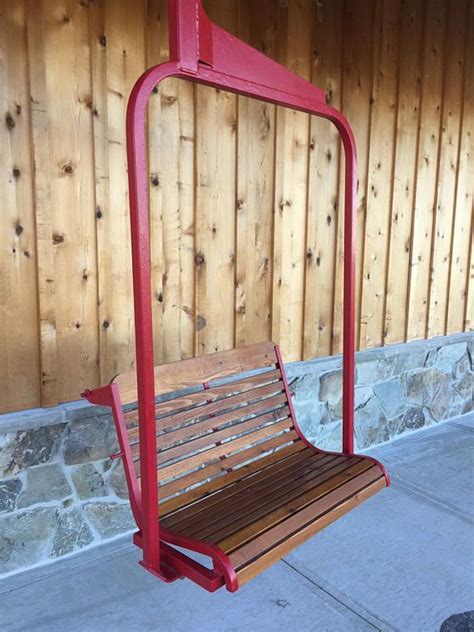 Antique Ski Lift Chair Swing Totally Customizable Swinging Chair