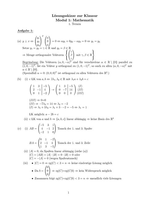 Klausur Februar Antworten L Osungsskizze Zur Klausur Modul