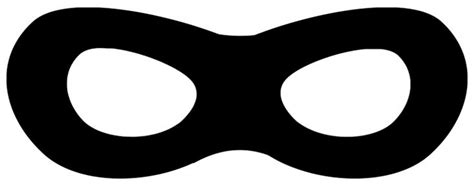 A Black And White Mask On A White Background