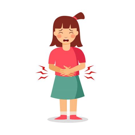Best Children And Stomach Pain Illustrations Royalty Free Vector