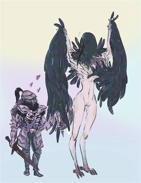 Rule 34 Avian Beak Bird Breasts Corvid Crow Crow Demon Dark Souls Dark Souls 2 Demon Female