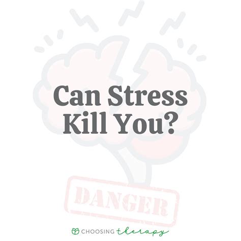 Can Stress Kill You When Stress Turns Harmful