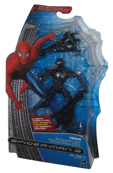 Marvel Spider Man Movie 3 Venom 2007 Figure W Spinning Symbiote