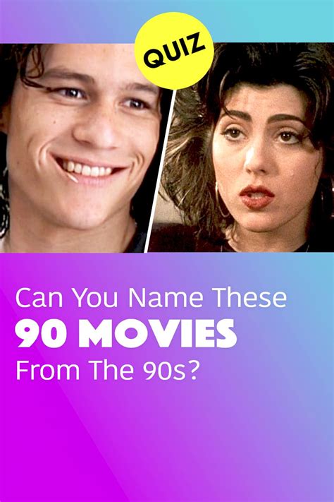 Quiz Can You Name These 90 Movies From The 90s Artofit