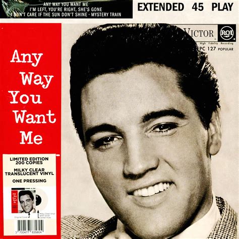 Elvis Presley Any Way You Want Me South Africa Vinyl 7 2023 Eu