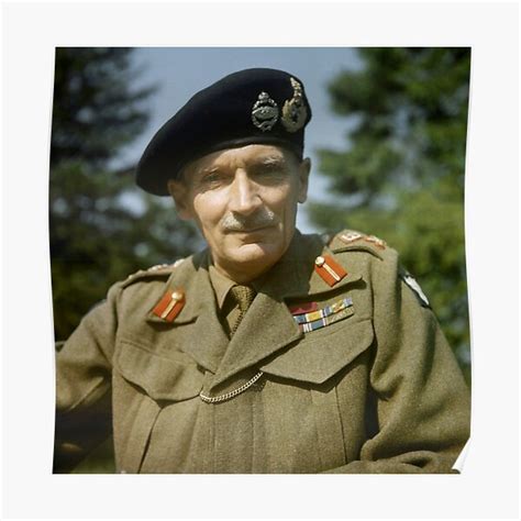 General Sir Bernard Montgomery 1943 Poster By Warishellstore