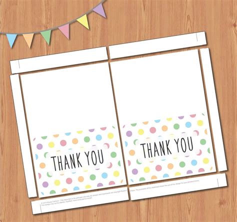 Diy Wedding Pdf Printable Cute And Casual Thank You Notes Etsy