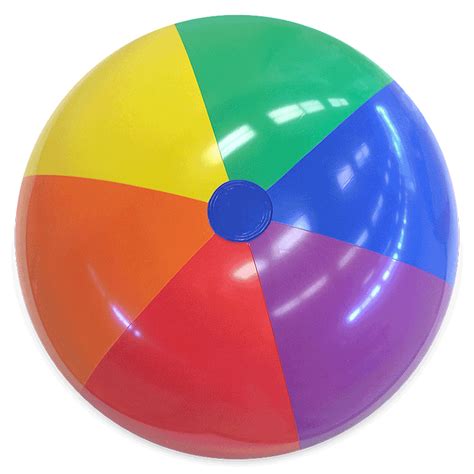 Largest Selection Of Beach Balls 36 Inch Rainbow Bright Beach Balls