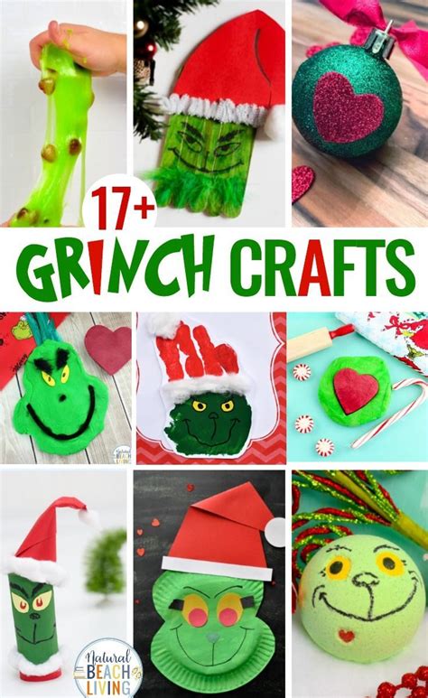 17 Grinch Crafts And Activities For Kids Natural Beach Living