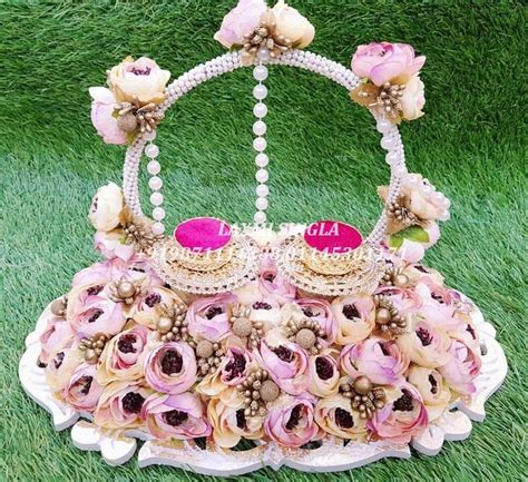 Cake designs can range from the extravagant to the functionally elegant, and baking them is a great way to mark any significant milestone or celebration. Designer Wedding Ring Ceremony Trays #Designer #Wedding # ...