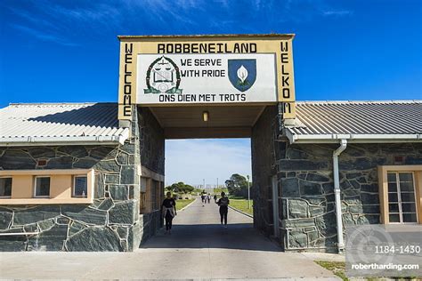 Entrance To Robben Island Unesco Stock Photo