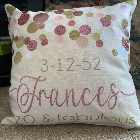 90th Birthday Pillow Etsy