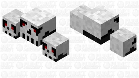 Three Floating Skulls Minecraft Mob Skin