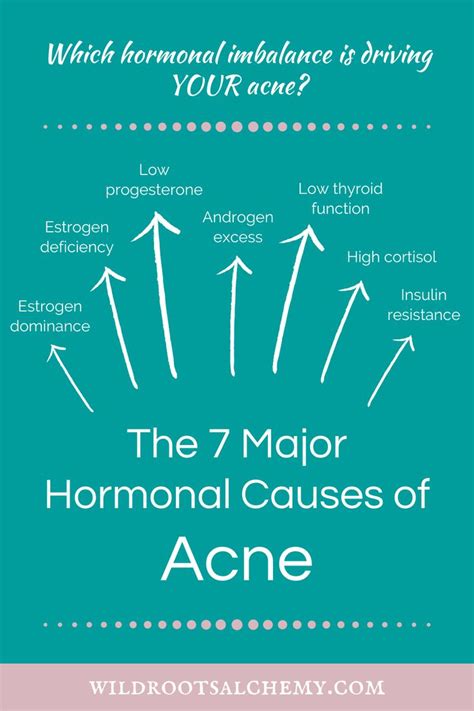 7 Major Hormonal Causes Of Acne Hormonal Imbalance Acne Hormones