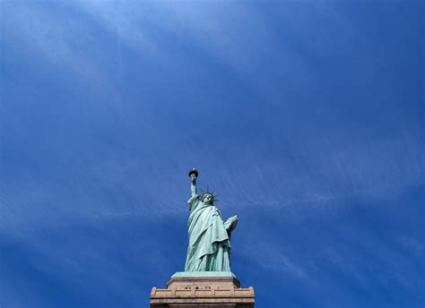 Free Images Cloud Architecture Sky New York Monument Statue Of