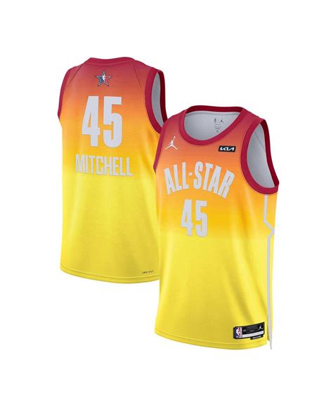 Nike Donovan Mitchell Orange 2023 Nba All Star Game Swingman Jersey In
